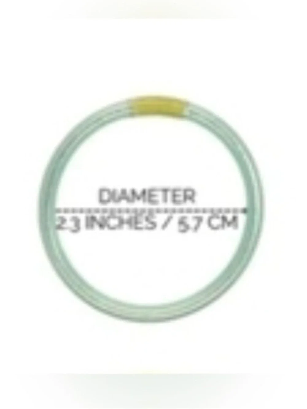 All Weather Baby Yellow Bracelet.  (Not Budhagirl) Measure 45mm / 2:/ Age 3+